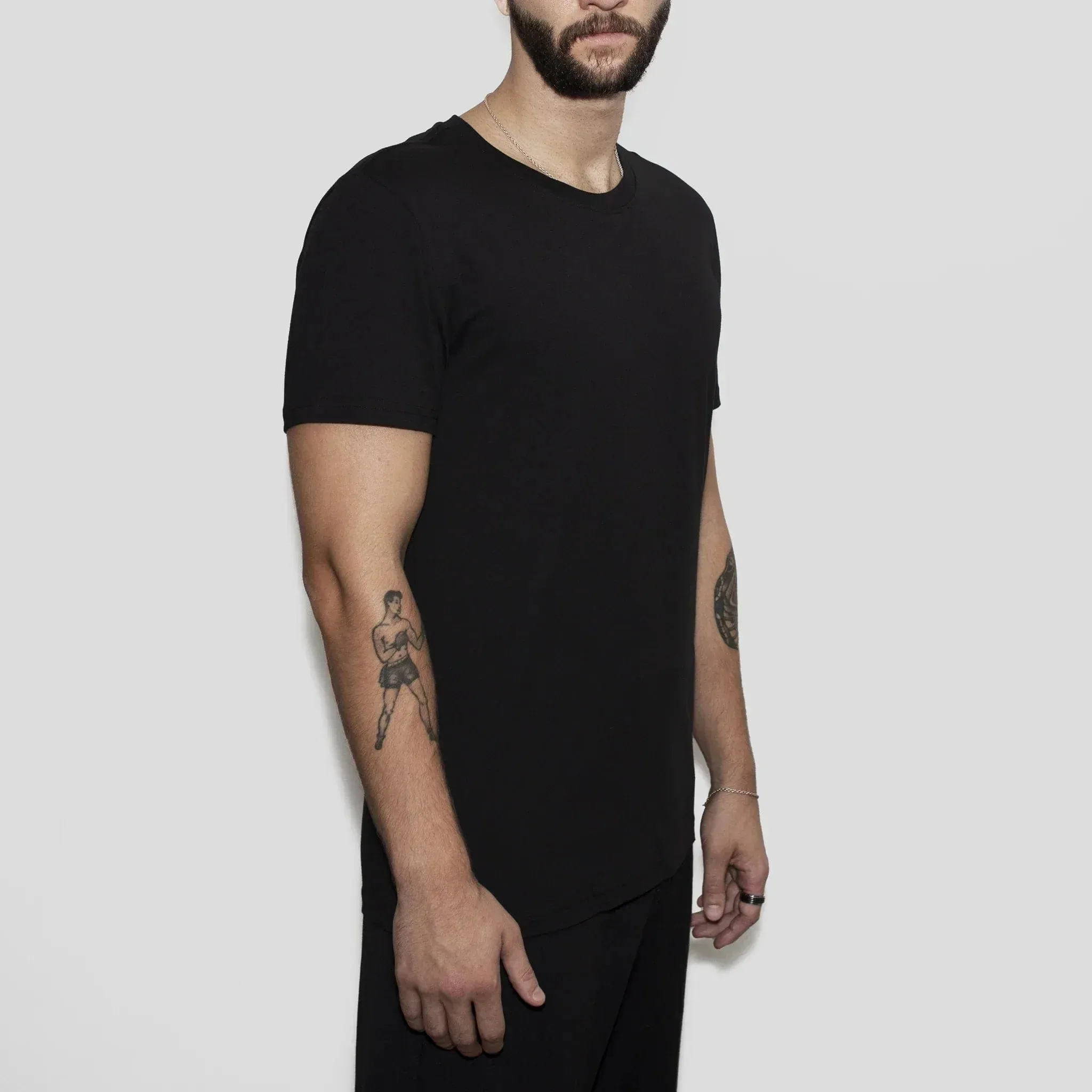 3 Pack | Men’s T-Shirts, Recycled Cotton, Black