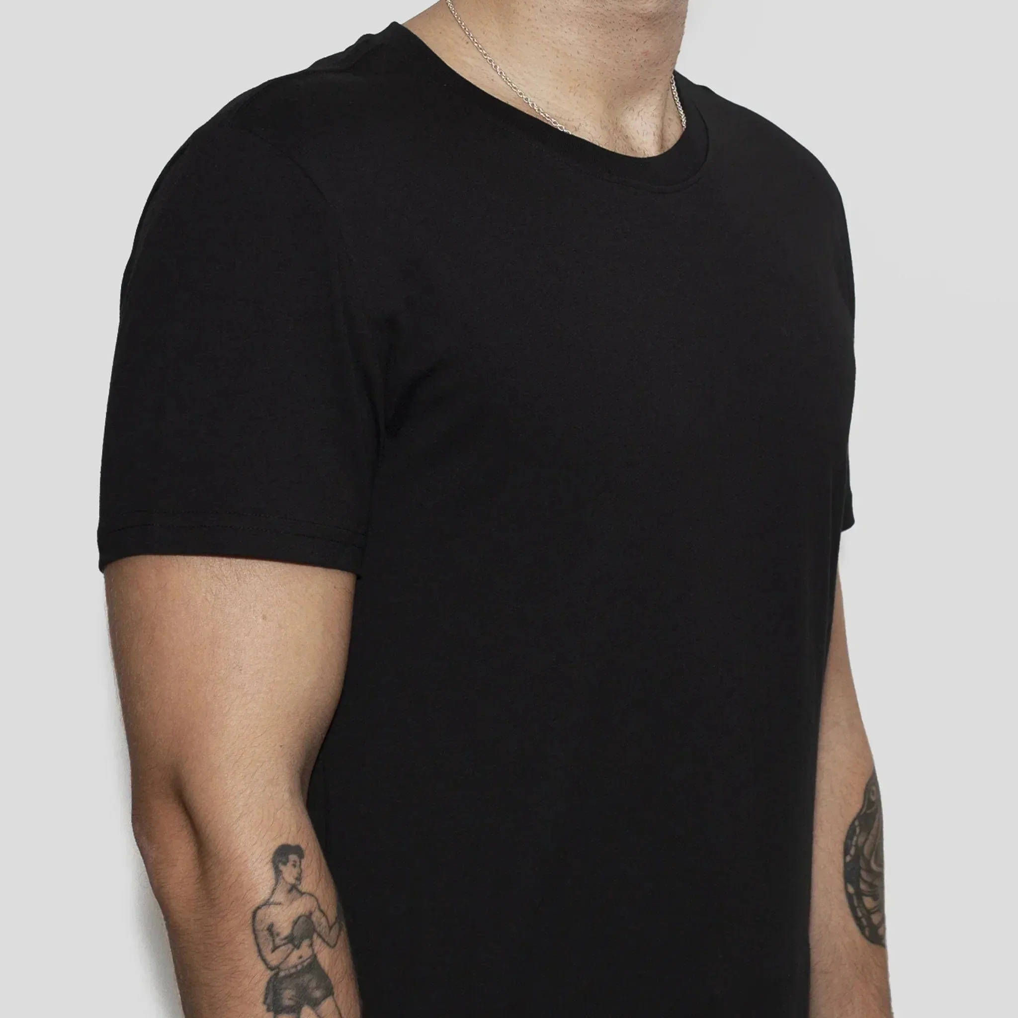 3 Pack | Men’s T-Shirts, Recycled Cotton, Black