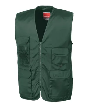 Adventure safari waistcoat | Lichen Green