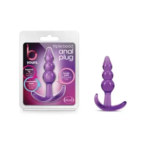 Blush B Yours Triple Bead Anal Plug