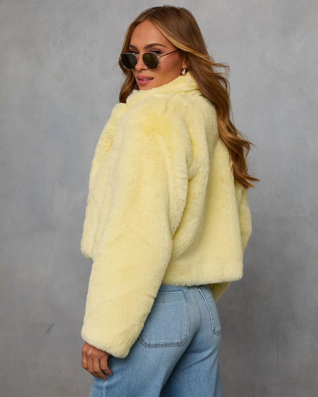 Chasing Sunshine Faux Fur Coat