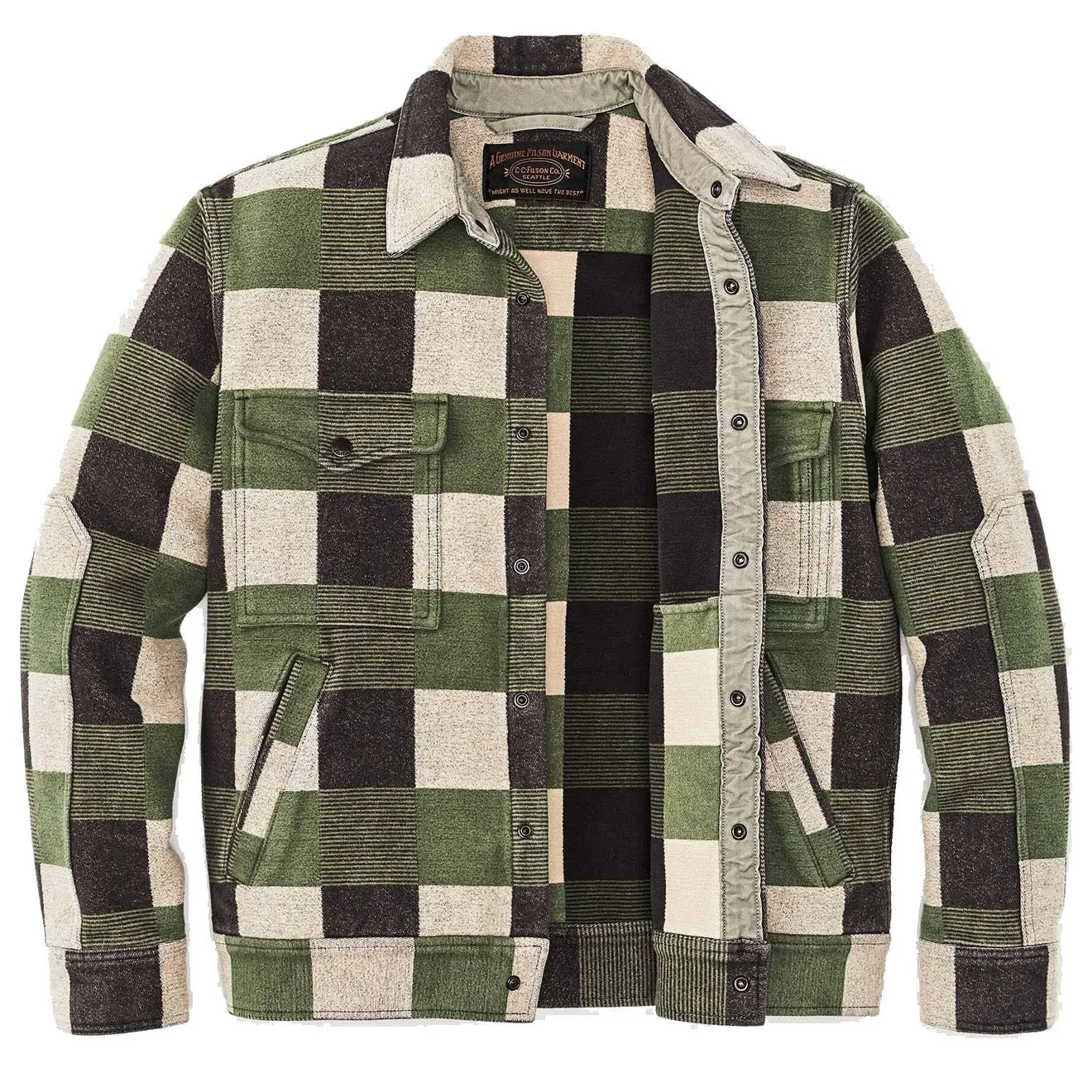 Filson Beartooth Camp Jacket Cinder / Olive Check