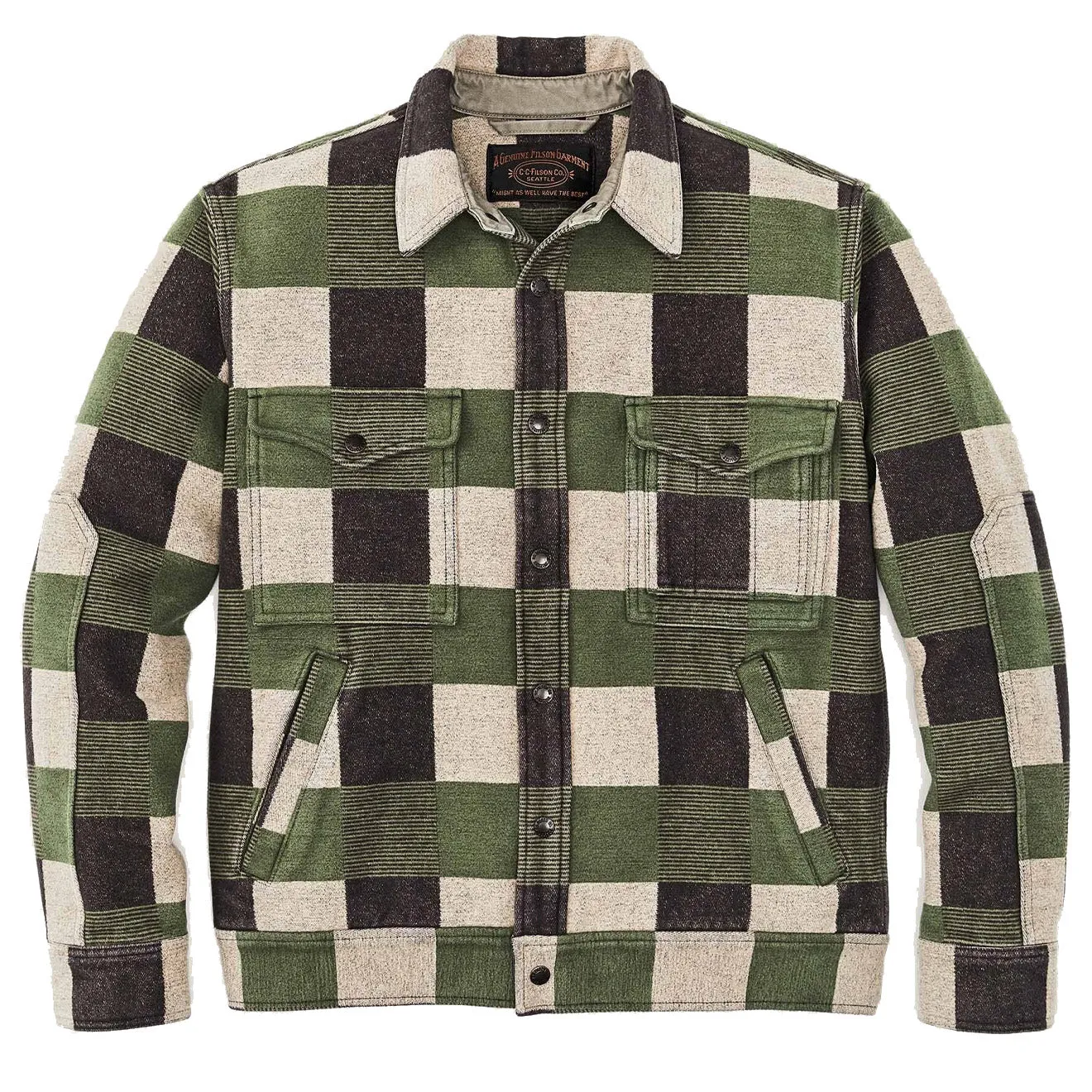 Filson Beartooth Camp Jacket Cinder / Olive Check