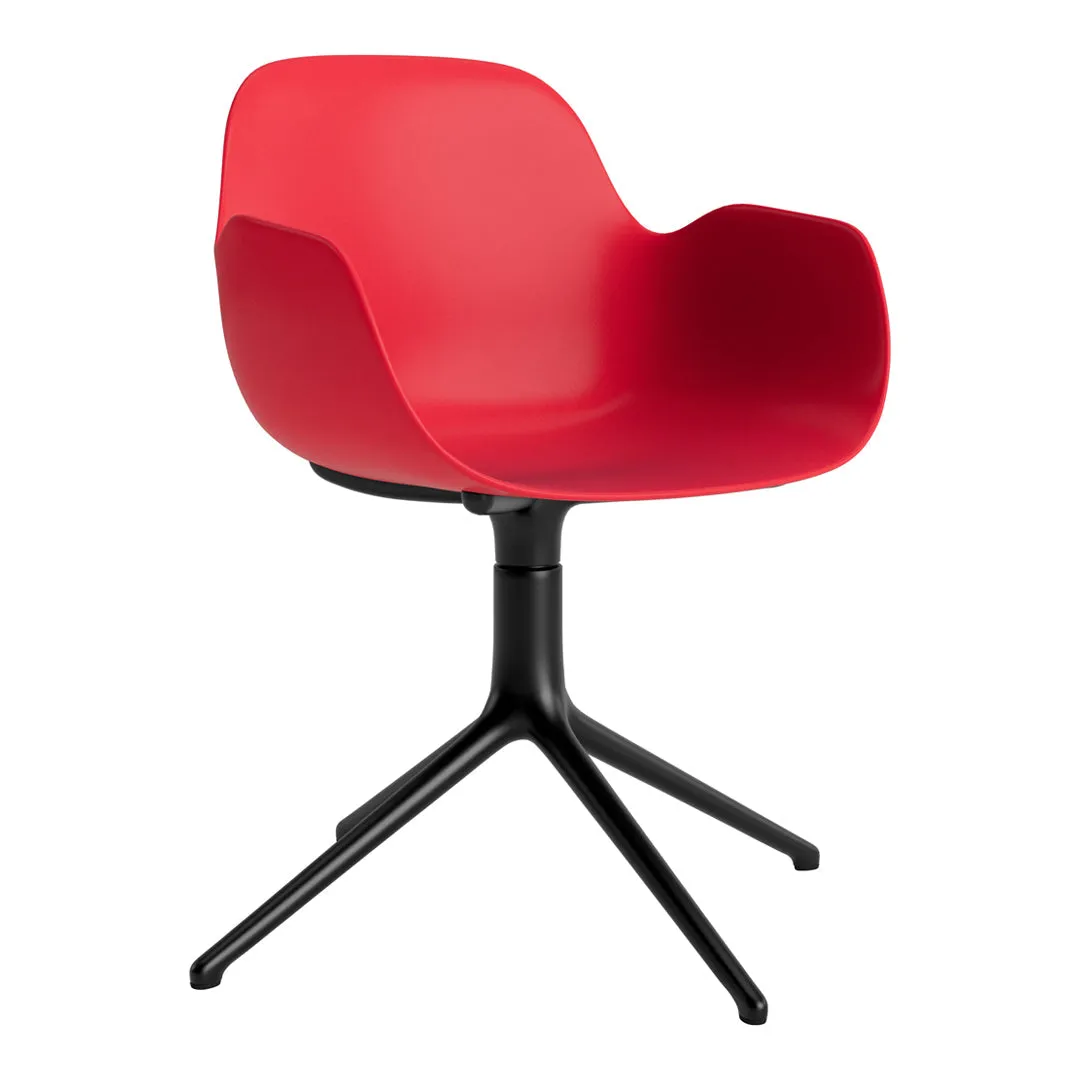 Form Armchair - 4L Swivel Base