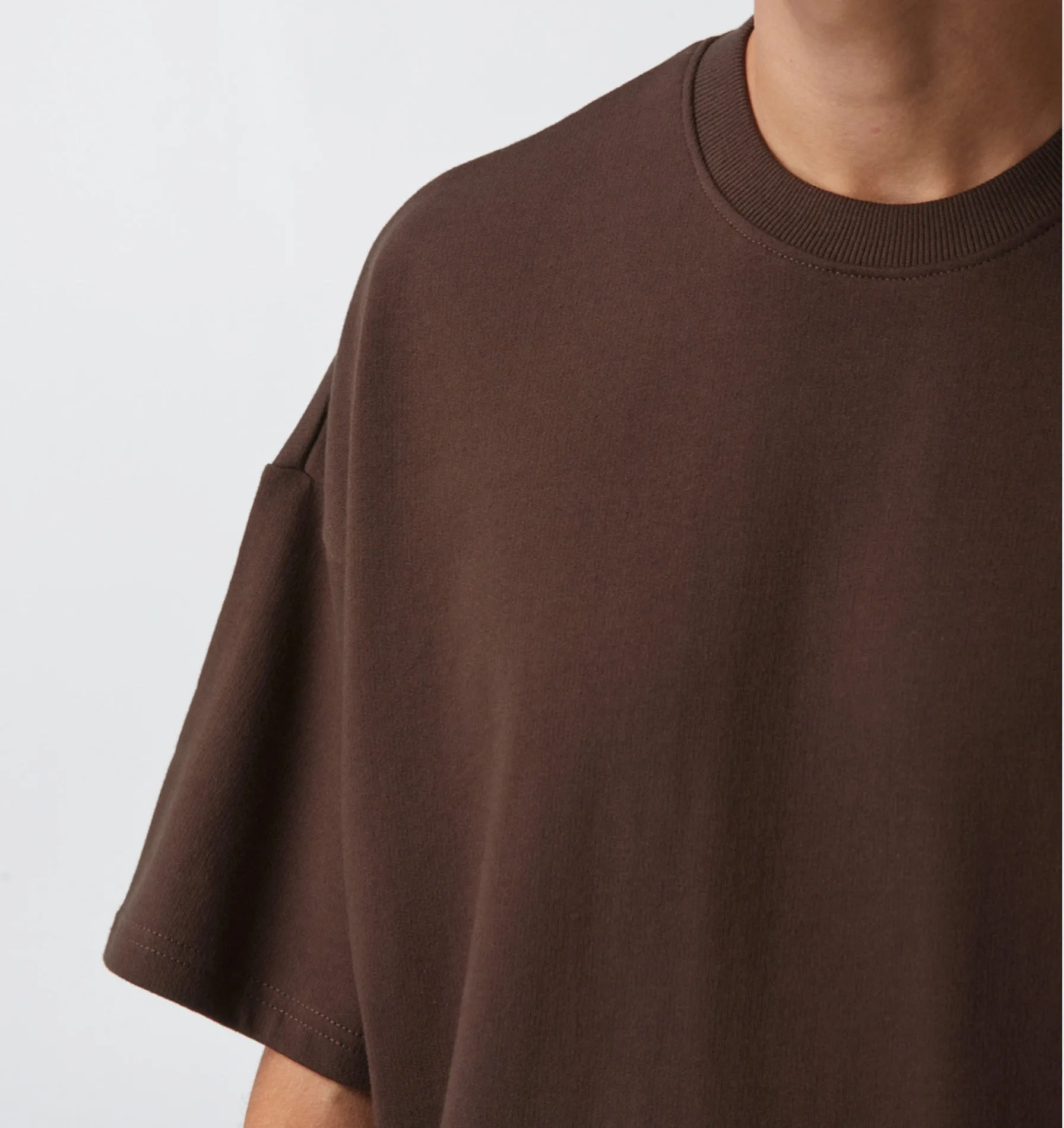 Heavy Box Tee - Espresso