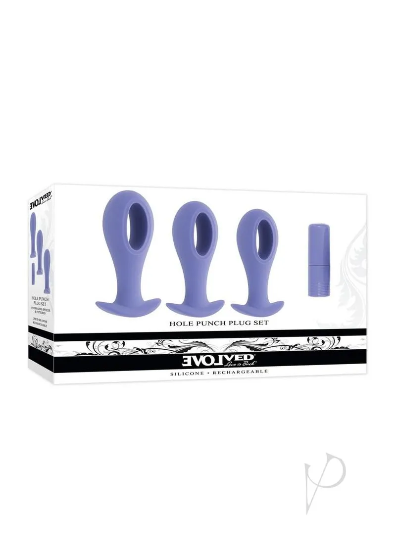 Hole Punch Plug Set Purple