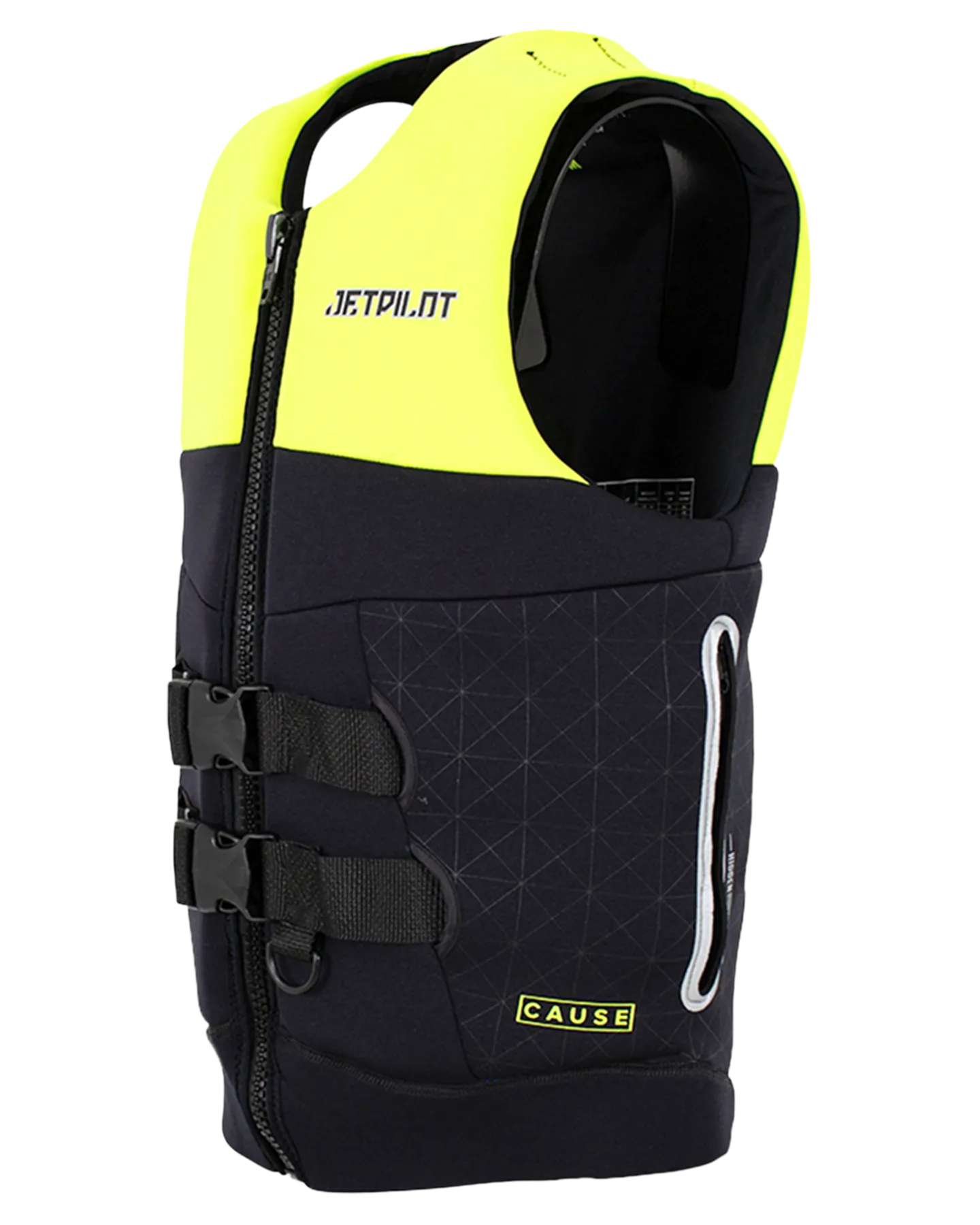 Jetpilot Cause Mens S-Grip FE Neo Vest - Yellow Level 50 - 2023