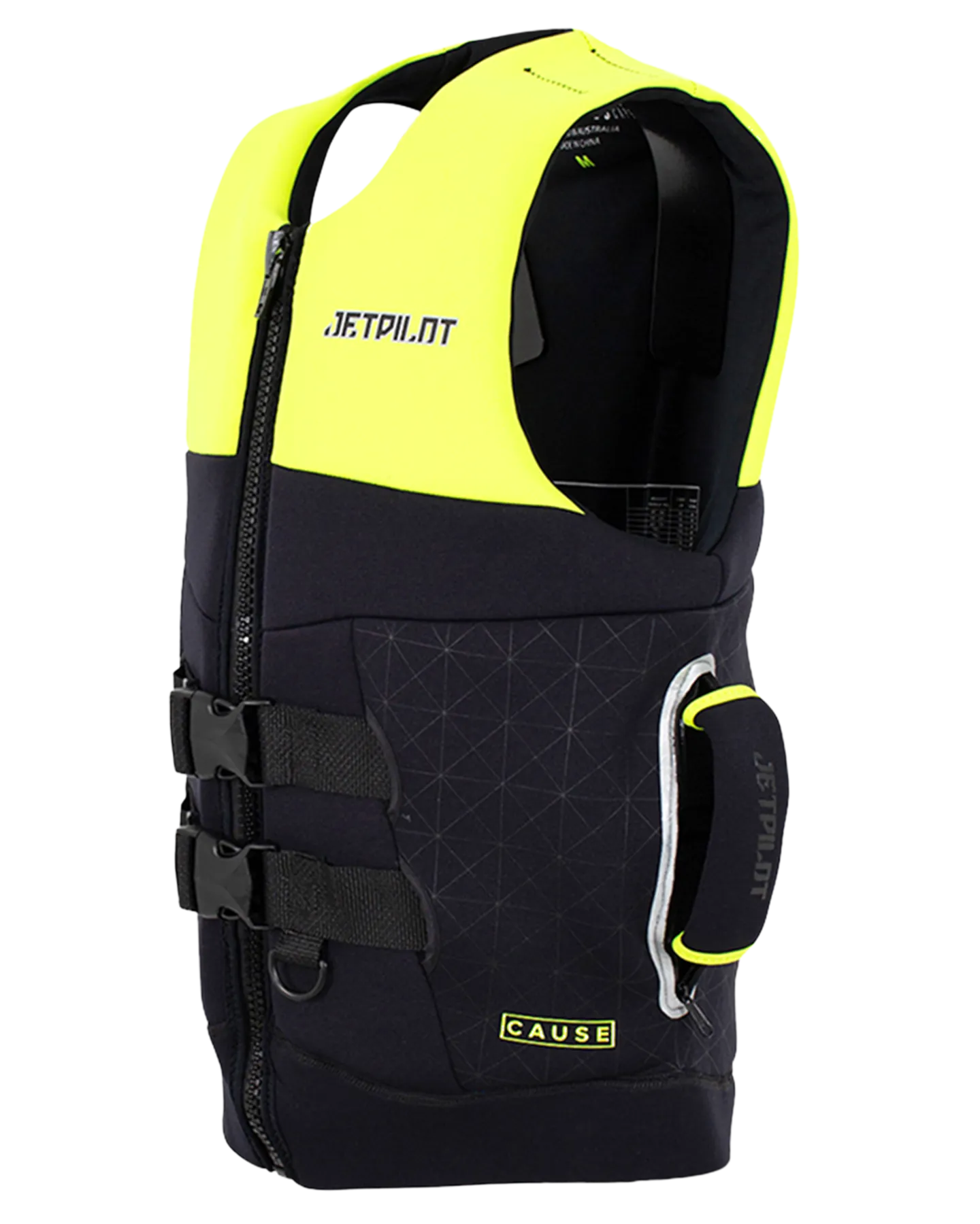 Jetpilot Cause Mens S-Grip FE Neo Vest - Yellow Level 50 - 2023