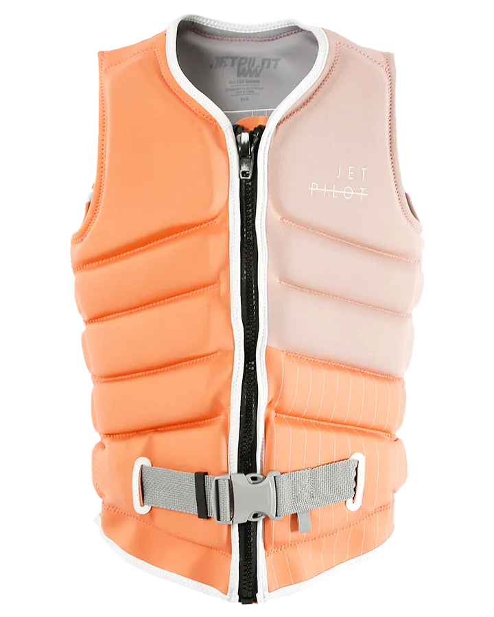 Jetpilot Pacer F/E Ladies Neo Vest - Peach - 2023