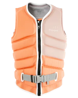 Jetpilot Pacer F/E Ladies Neo Vest - Peach - 2023