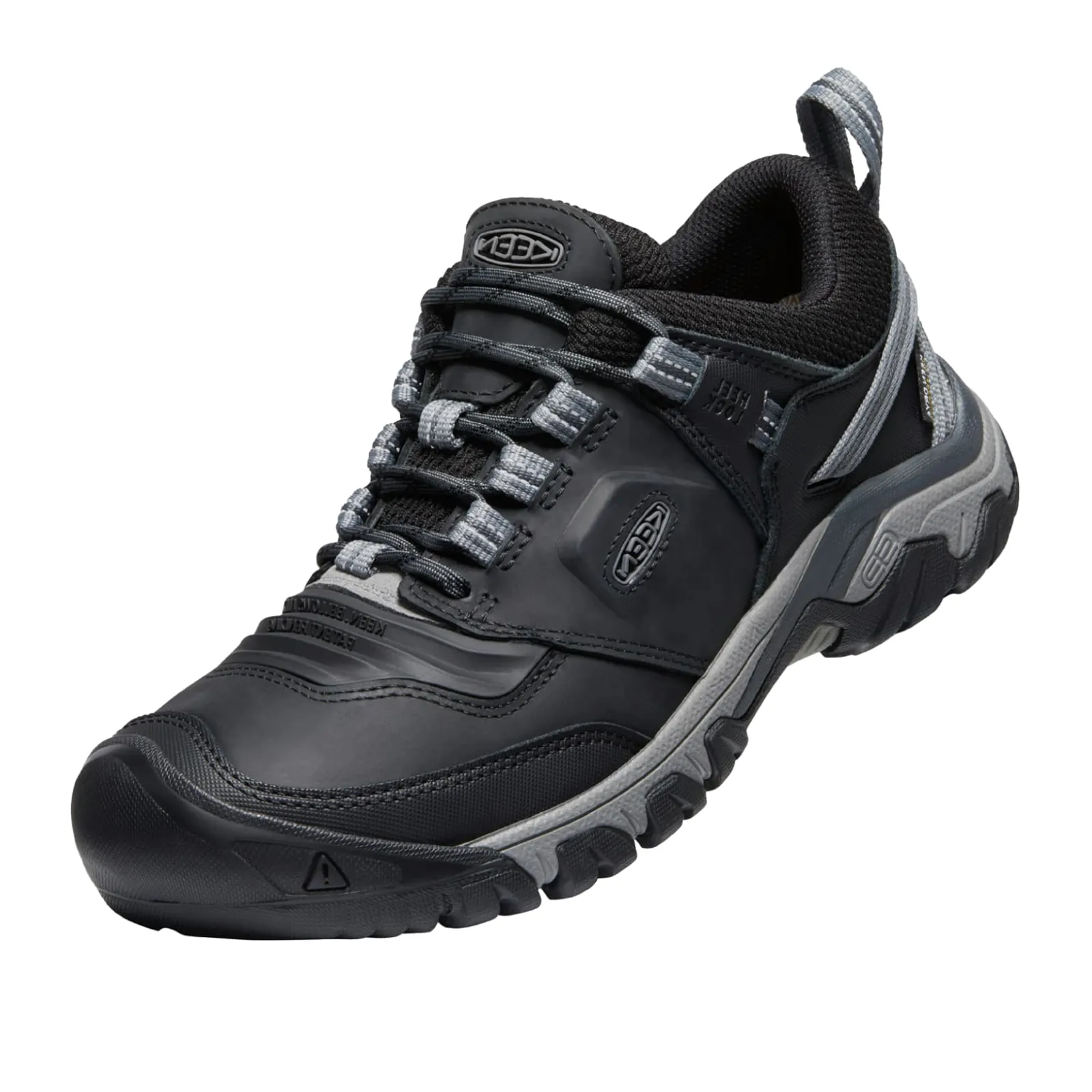 Keen Ridge Flex Waterproof Hiking Shoe (Men) - Black/Magnet