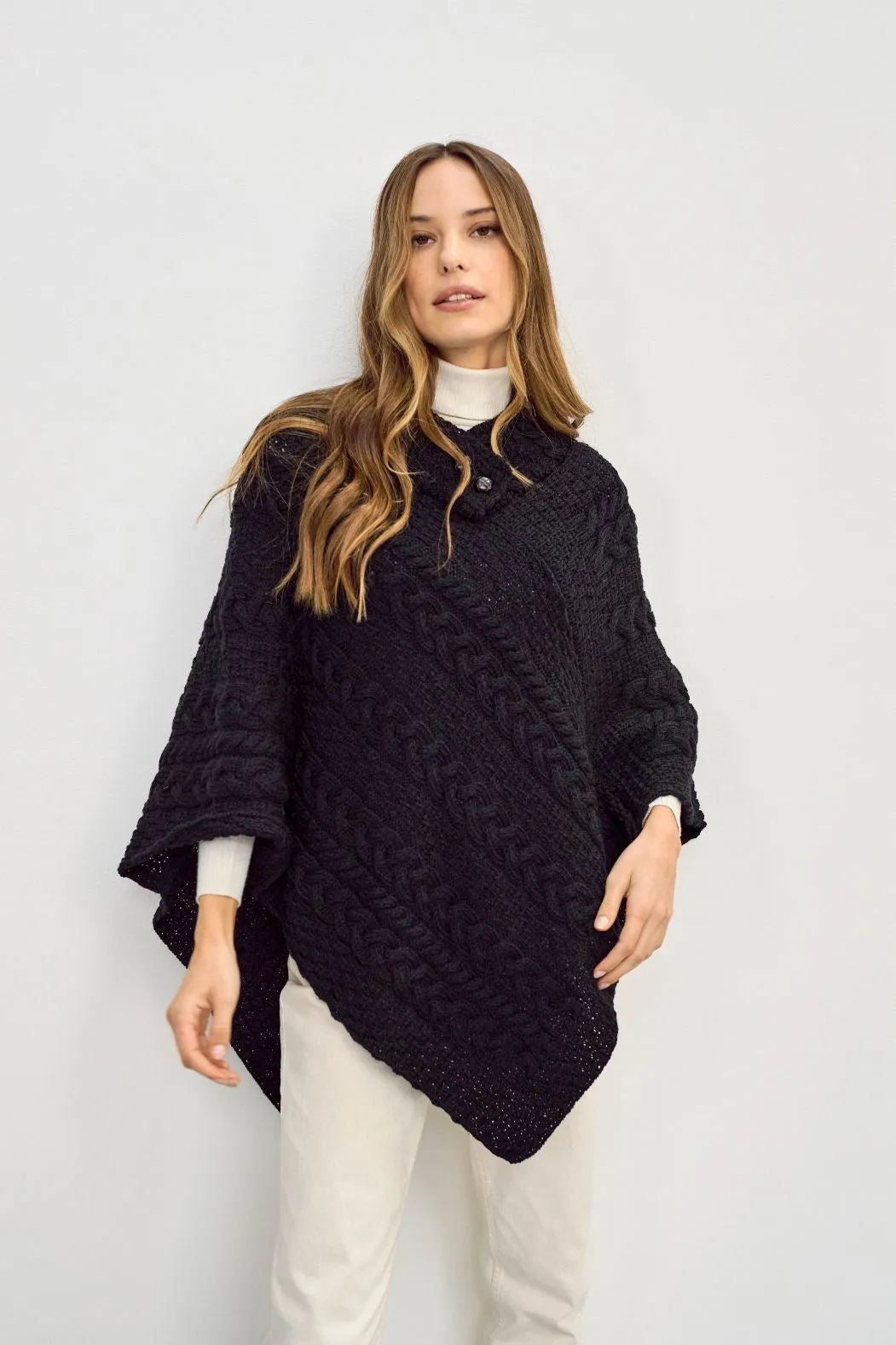 Merino Wool Poncho