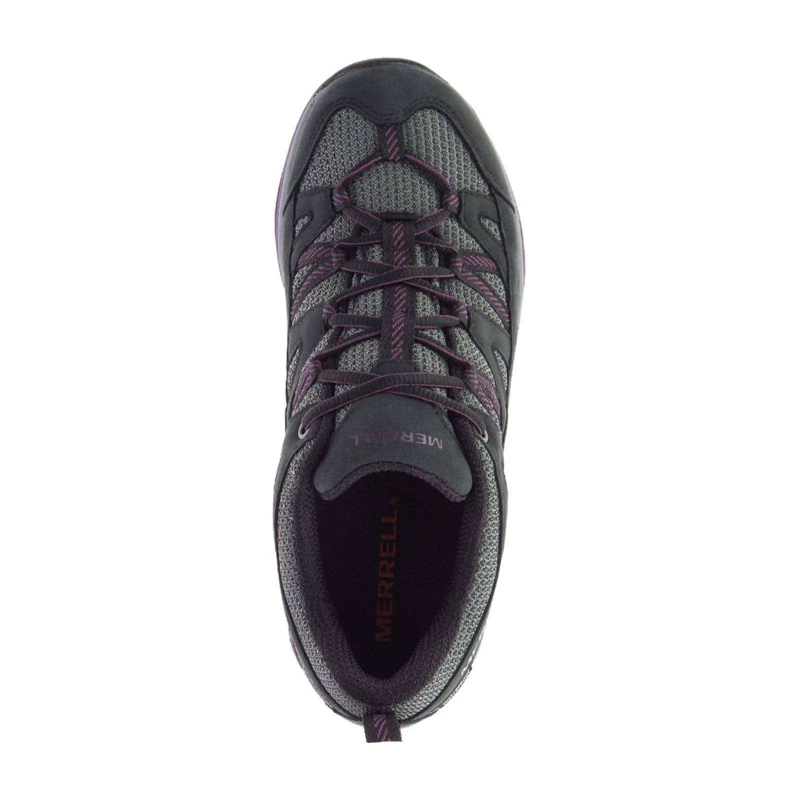 Merrell Siren Sport 3 Waterproof Trail Shoe (Women) - Black/Blackberry