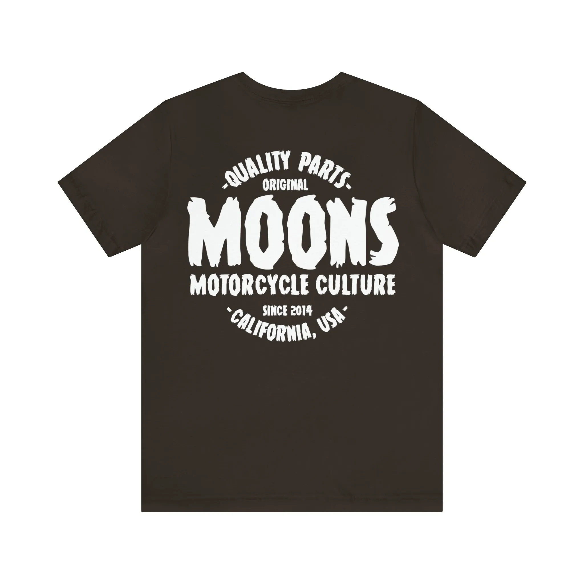 MOONSMC® Quality Parts Circle Heavy Cotton T-Shirt