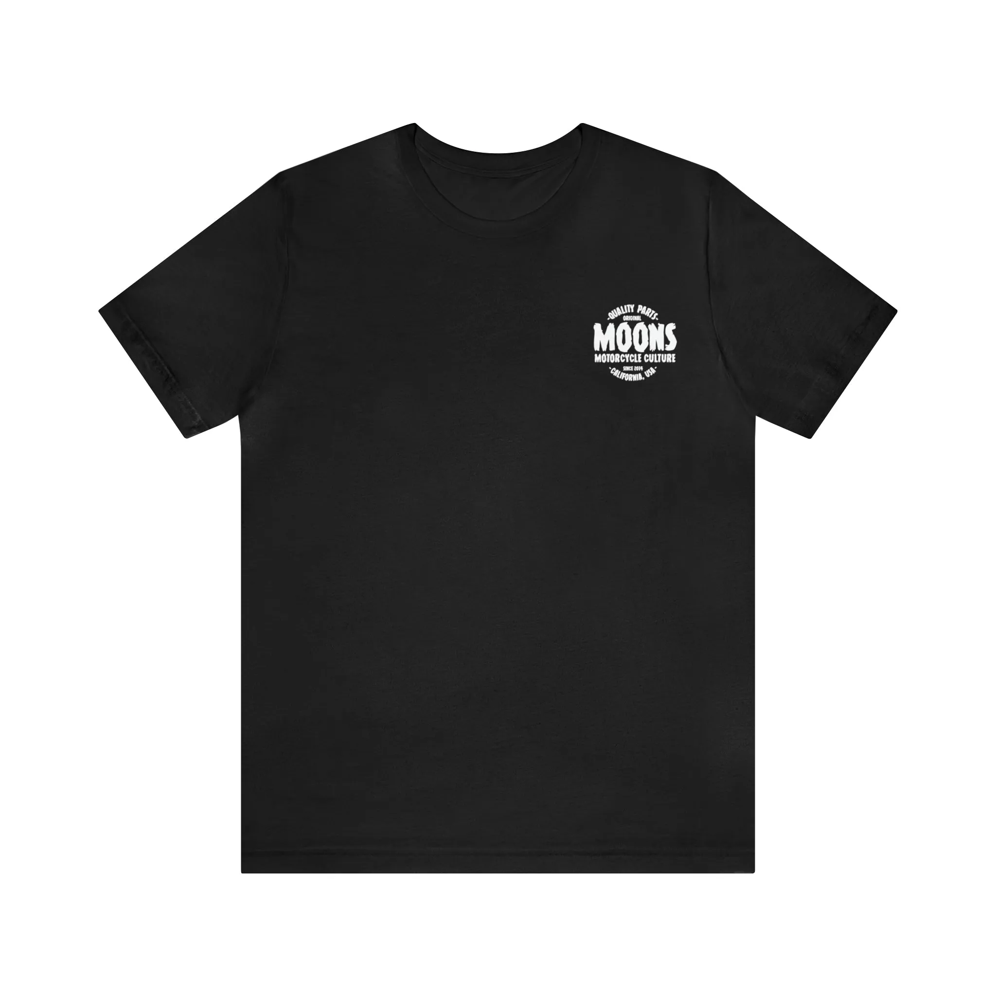 MOONSMC® Quality Parts Circle Heavy Cotton T-Shirt