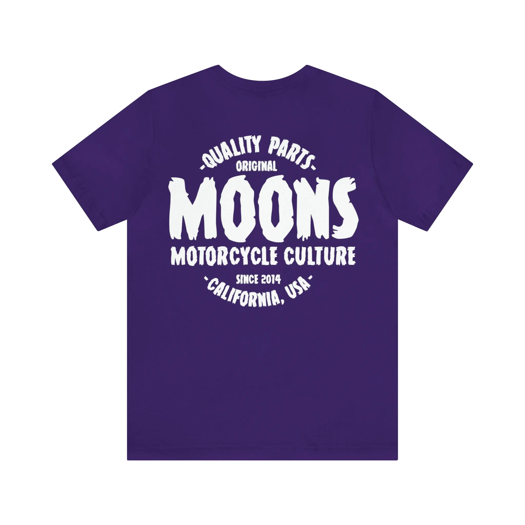 MOONSMC® Quality Parts Circle Heavy Cotton T-Shirt