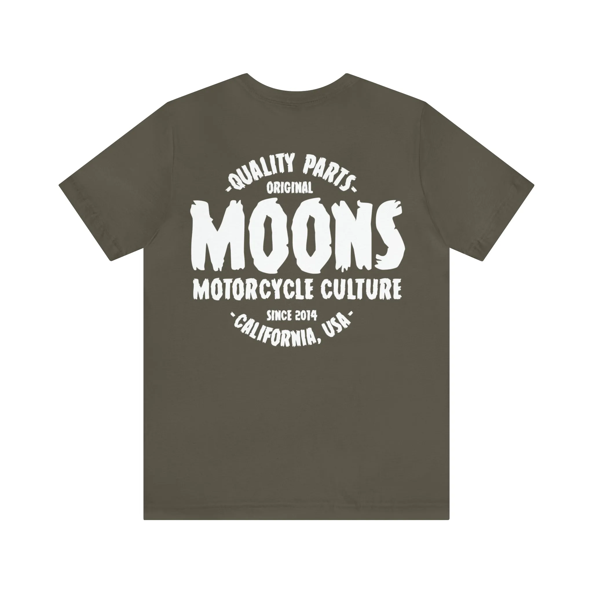 MOONSMC® Quality Parts Circle Heavy Cotton T-Shirt