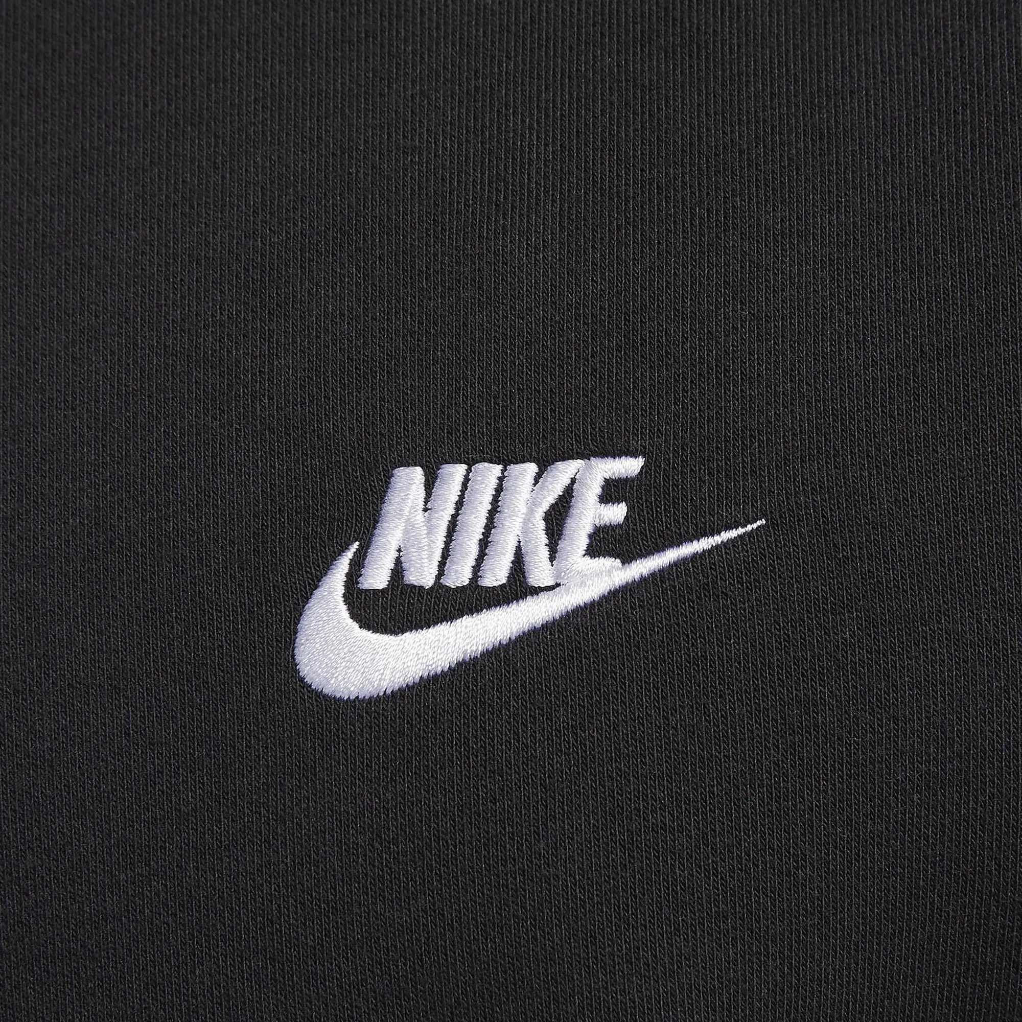 Nike | CREW NECK SWEATSHIRT  { BLACK/WHITE