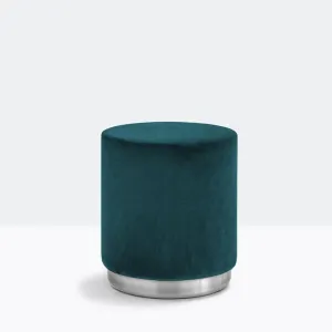 Pedrali Wow 327 round pouf diam.40 cm. with steel base