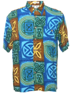 Short Sleeve Hawaiian Shirt - L