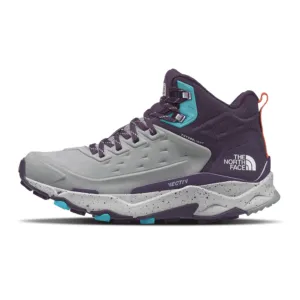 The North Face VECTIV Exploris Mid FUTURELIGHT Leather (Women) - Meld Grey/Dark Eggplant Purple