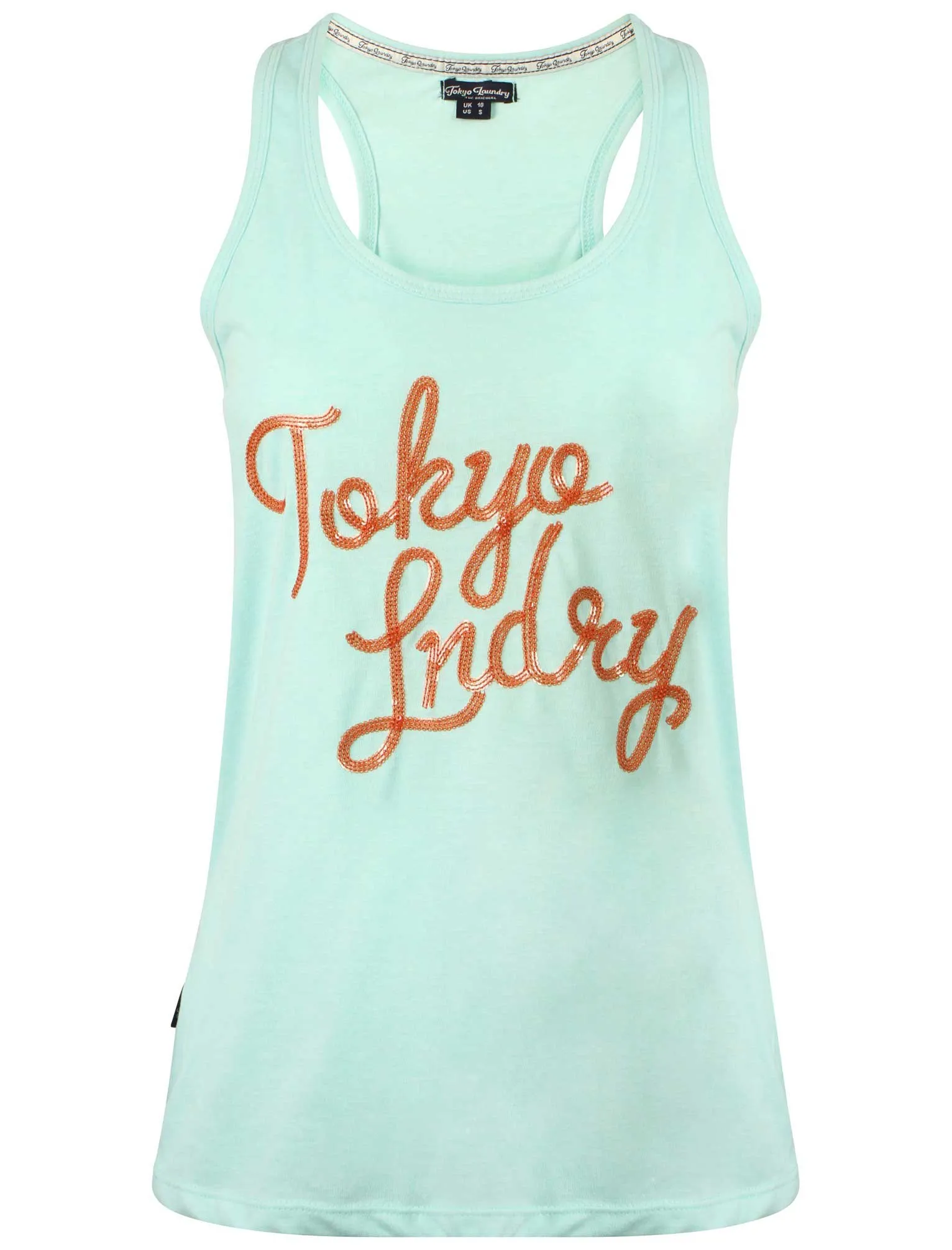 Tokyo Laundry Turq vest top