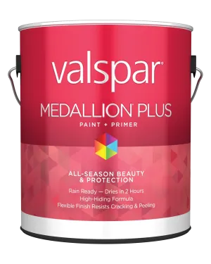 Valspar® Medallion® Plus Exterior Paint   Primer Semi-Gloss 1 Gallon Tint Base