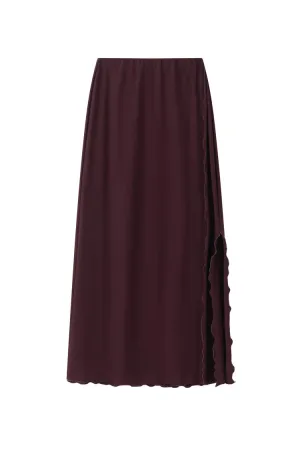 Venus jersey Skirt - Wine