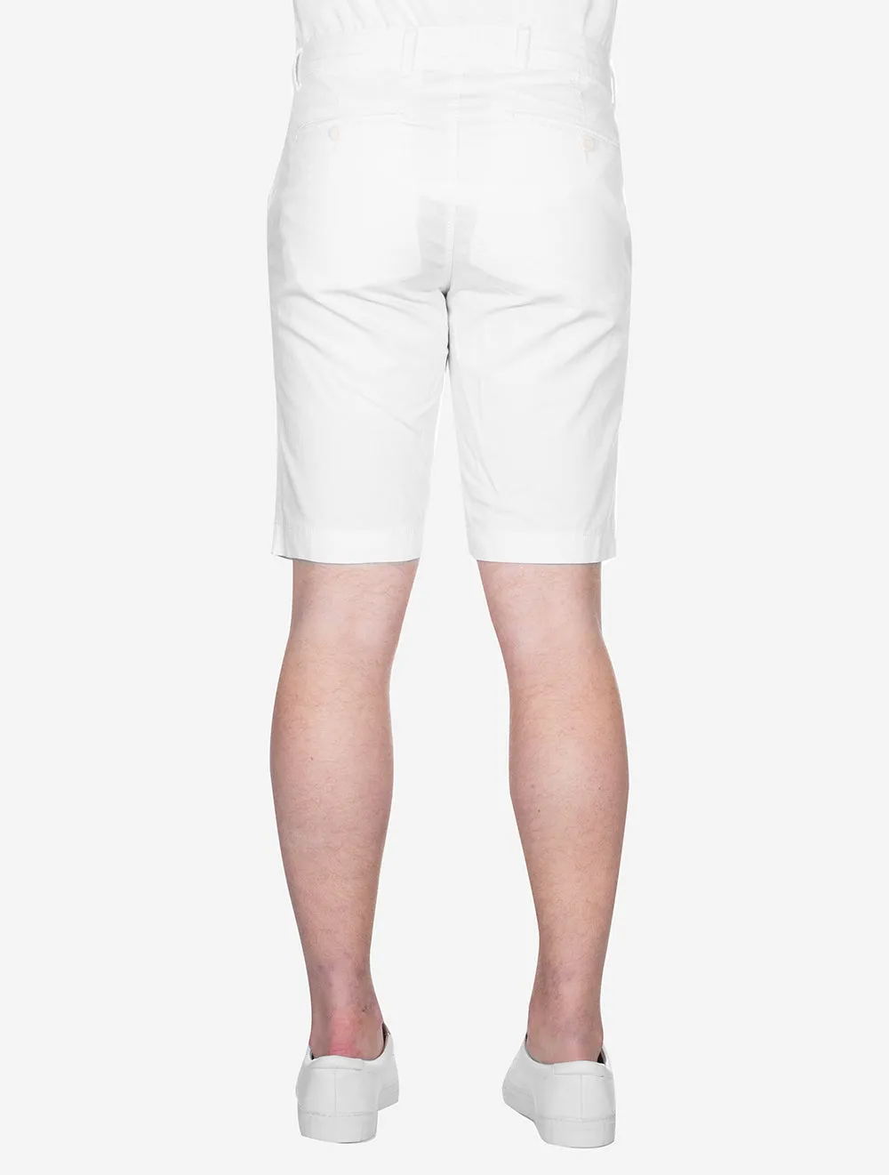 White Bari Cotton Short