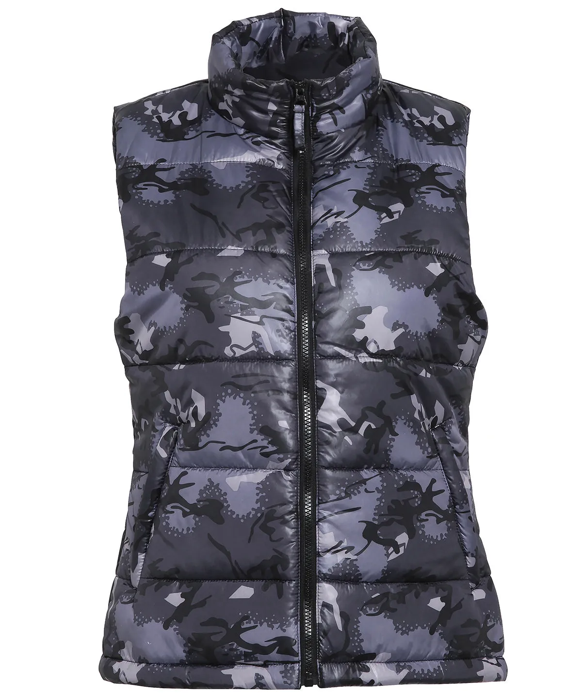 Womens bodywarmer | Camo Grey